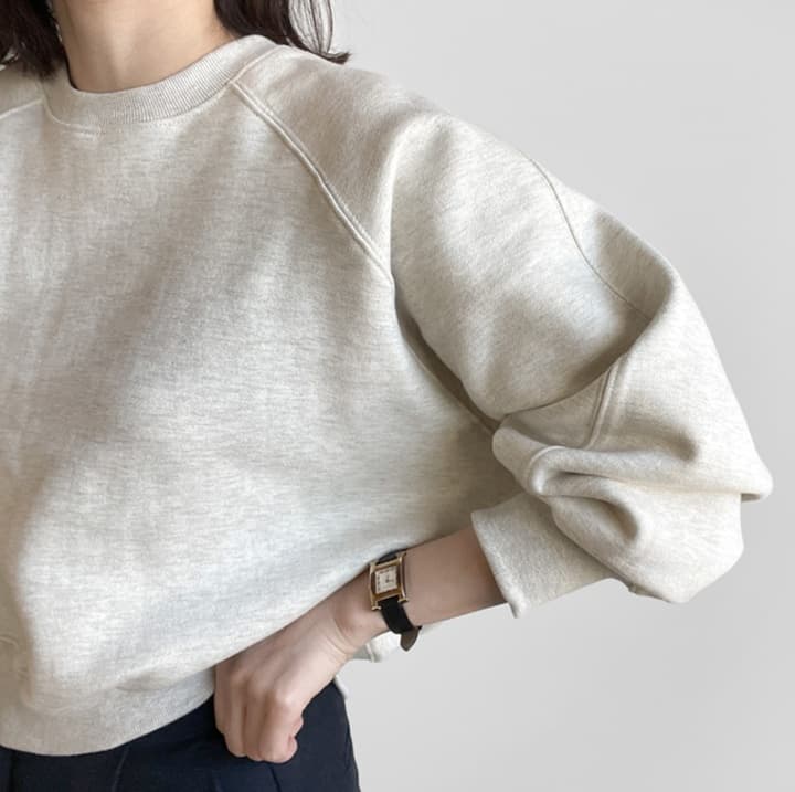 ロンT 贅沢素材の裏起毛スウェット