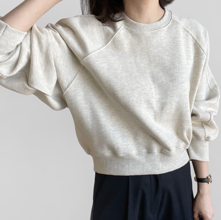 ロンT 贅沢素材の裏起毛スウェット