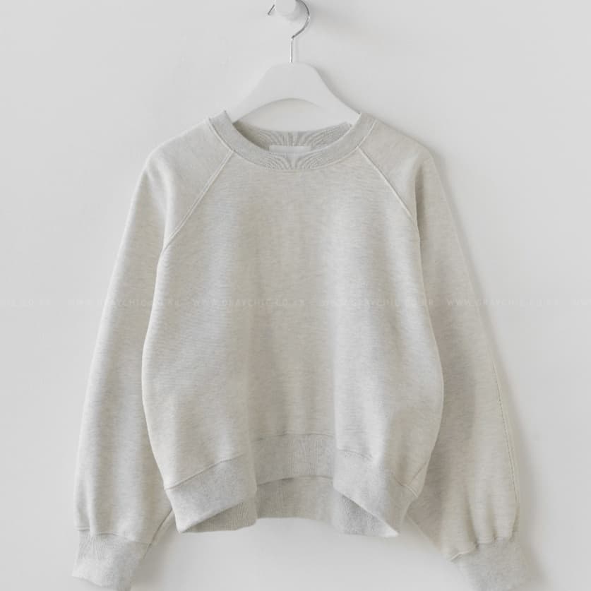 ロンT 贅沢素材の裏起毛スウェット