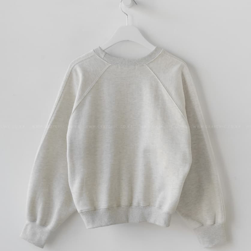 ロンT 贅沢素材の裏起毛スウェット