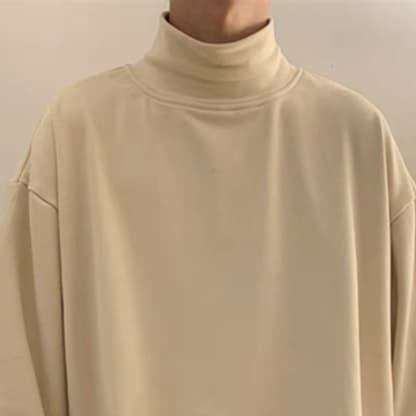 ロンT あったかハイネックロンT