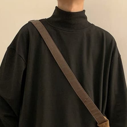 ロンT あったかハイネックロンT