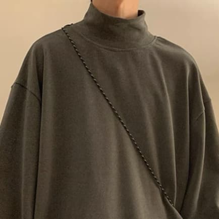 ロンT あったかハイネックロンT