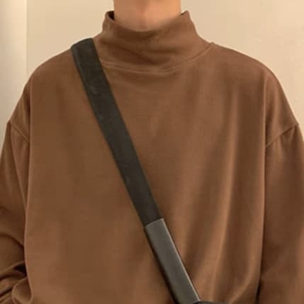 ロンT あったかハイネックロンT