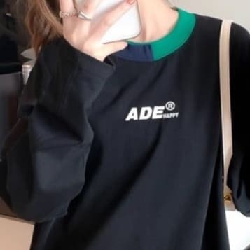 シンプルロゴ入り ゆったりロンT