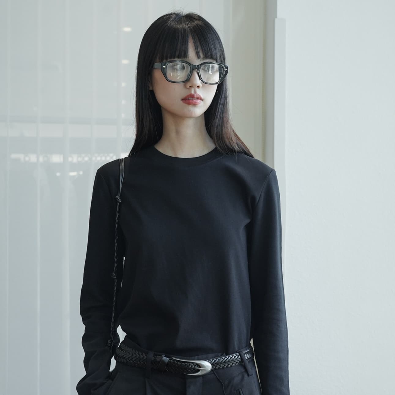 なめらかシルエット コットン ロンT