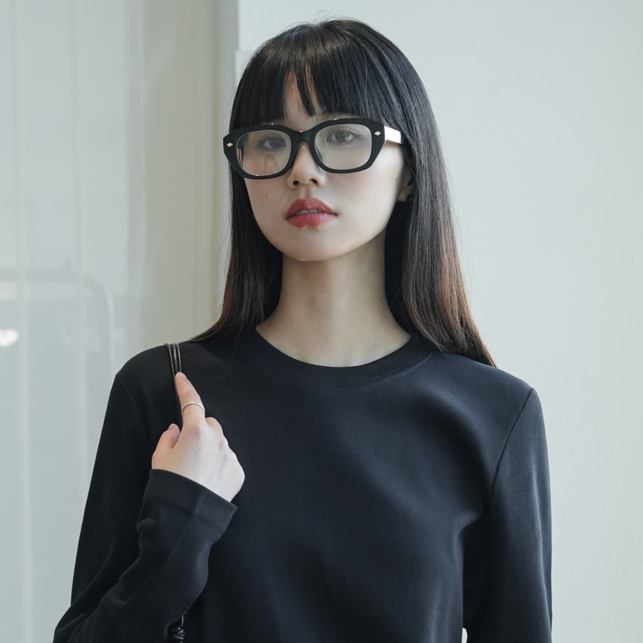なめらかシルエット コットン ロンT