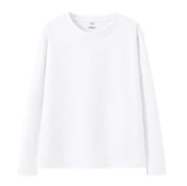 ロンT なめらか素材のリラックスロングＴシャツ
