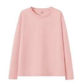 ロンT なめらか素材のリラックスロングＴシャツ