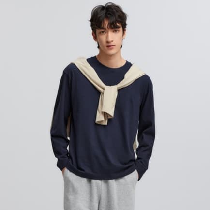 なめらかシルエット ロンT