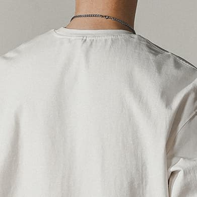 ロンT 山脈プリント入り カジュアルロンＴ