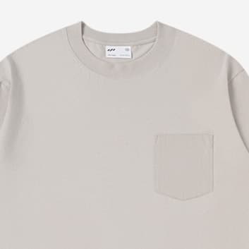 ロンT シンプル胸ポケット長袖シャツ