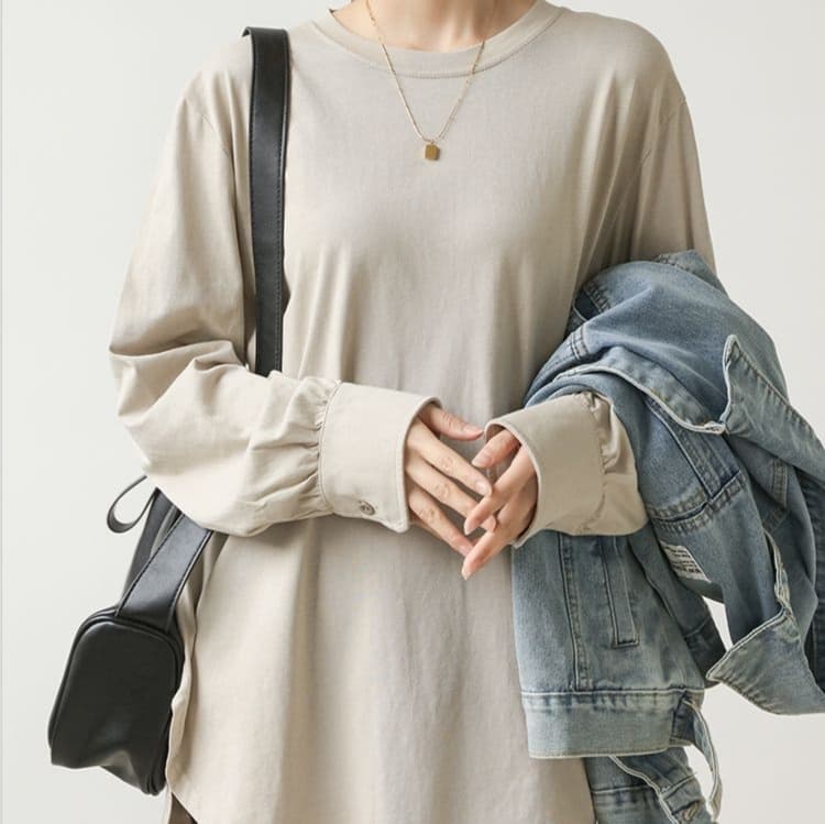 ロンT ゆったりシルエット オーバーサイズ ロンＴ