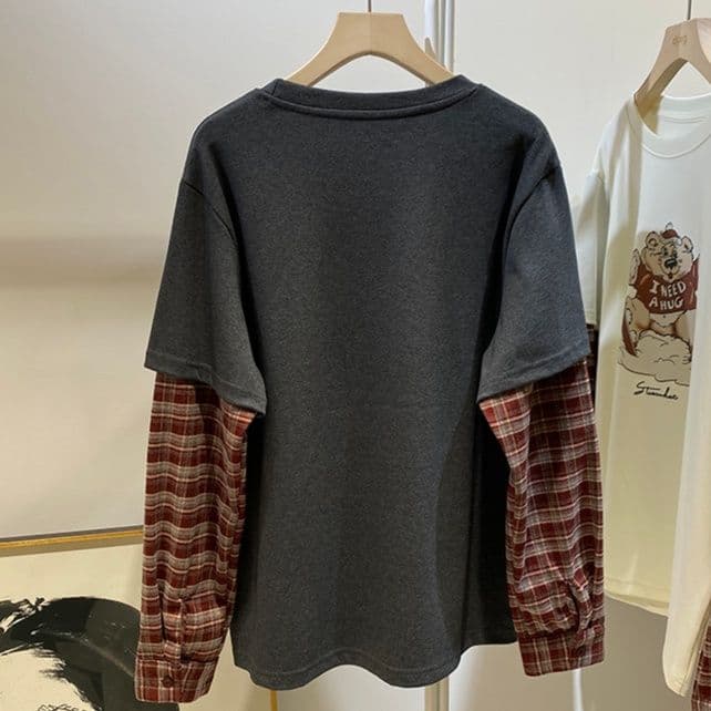 ロンT くまさん抱きしめてロングスリーブ