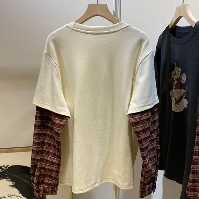 ロンT くまさん抱きしめてロングスリーブ