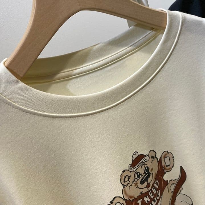 ロンT くまさん抱きしめてロングスリーブ