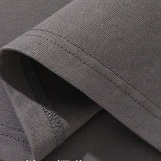 ロンT 三角刺繍ロゴ入り純綿長袖上着