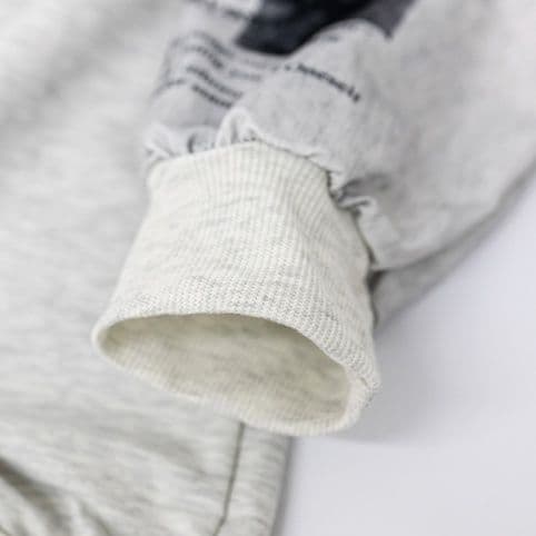 ロンT 薄手ロゴ入り長袖トレーナー レディース おしゃれトップス