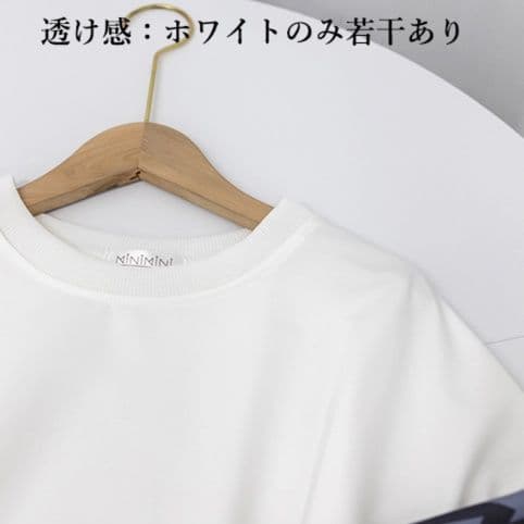 ロンT 薄手ロゴ入り長袖トレーナー レディース おしゃれトップス