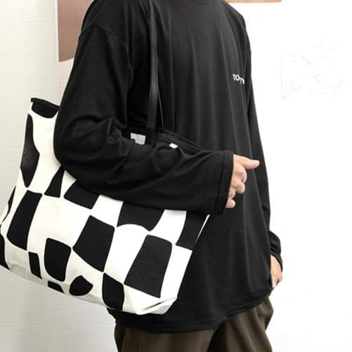ロンT コットン長袖ロゴ入りメンズシャツ クルーネック