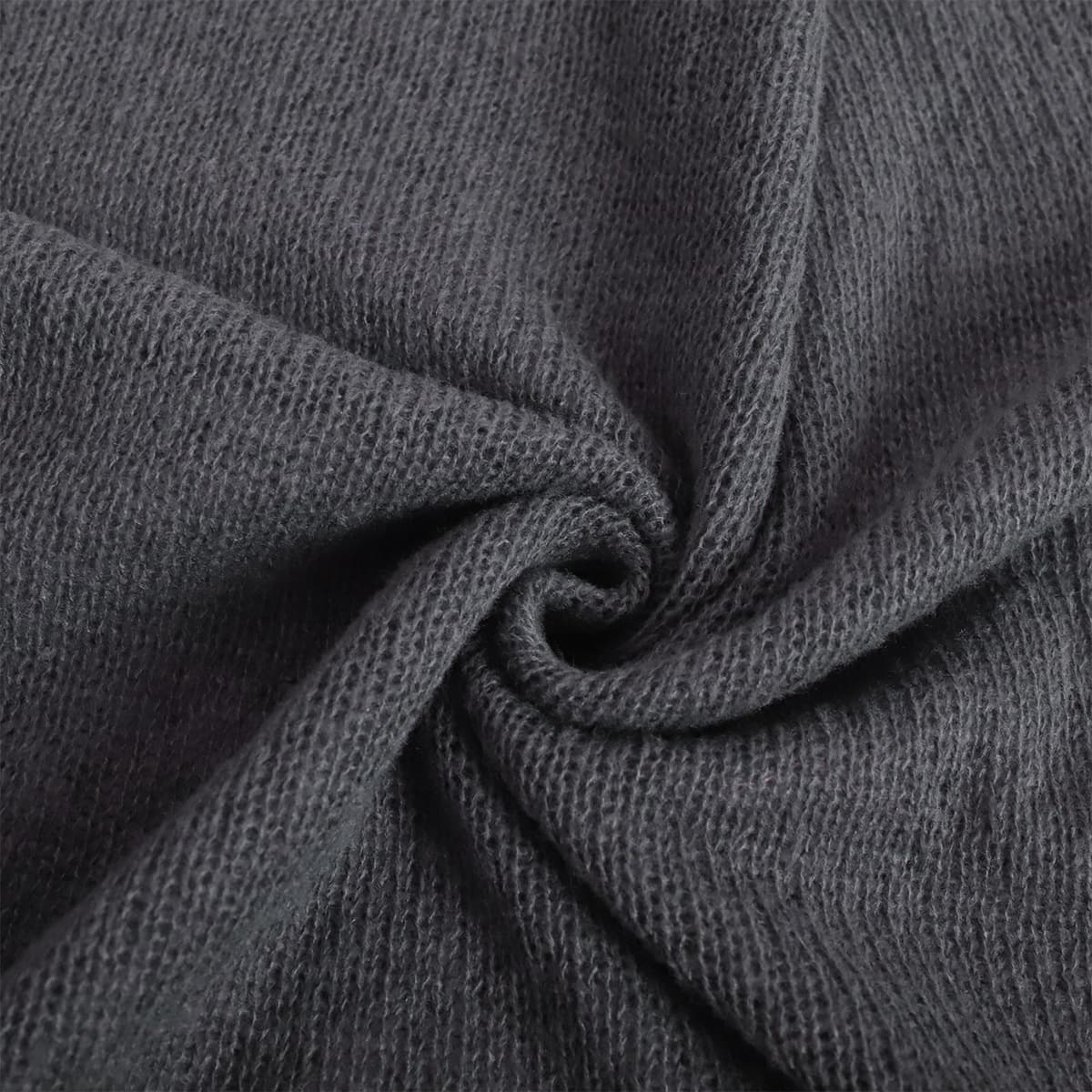 ロンT 透け感シルエット長袖ニット