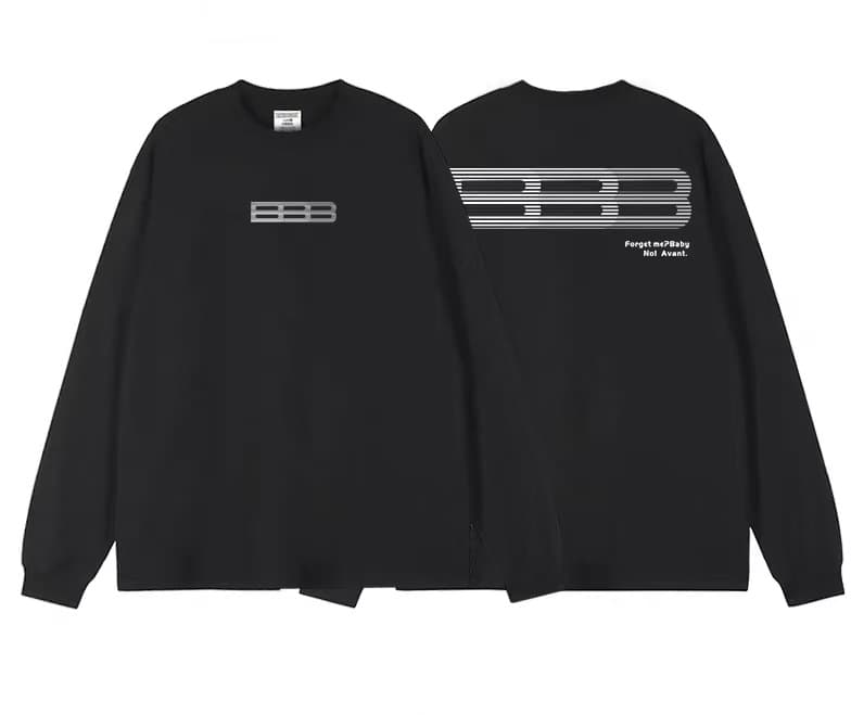 ロンT ミニマルライン長袖シャツ