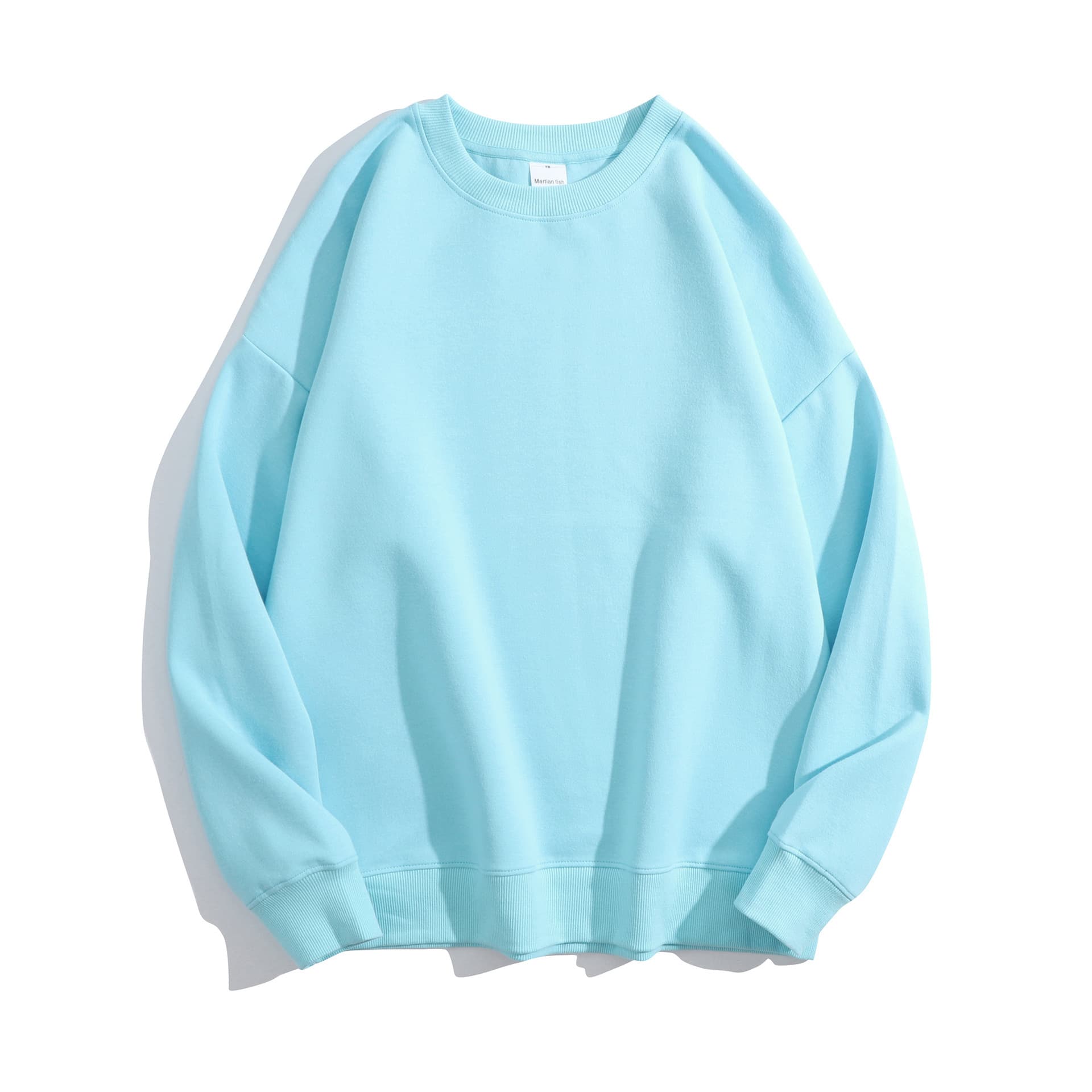 ロンT シンプル無地スウェットトレーナー