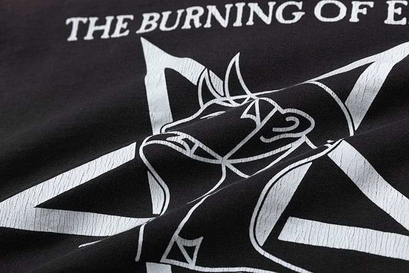 ロンT 星型グラフィック綿長袖シャツ