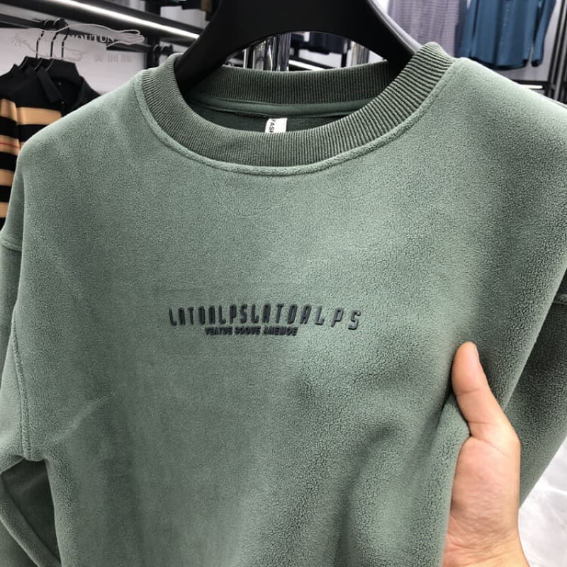 ロンT ふんわり起毛 リラックスプルオーバー