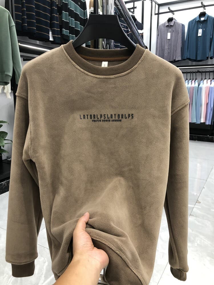 ロンT ふんわり起毛 リラックスプルオーバー