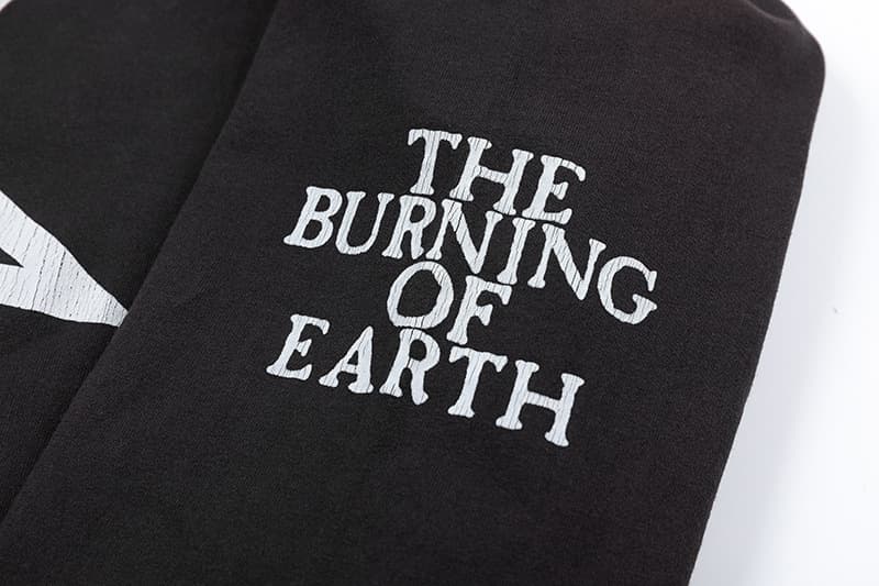 ロンT 星型グラフィック綿長袖シャツ