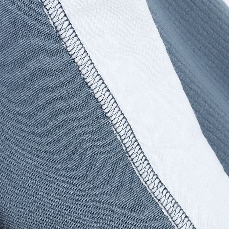 ロンT 重ね着風 裏起毛あったかロングカットソー