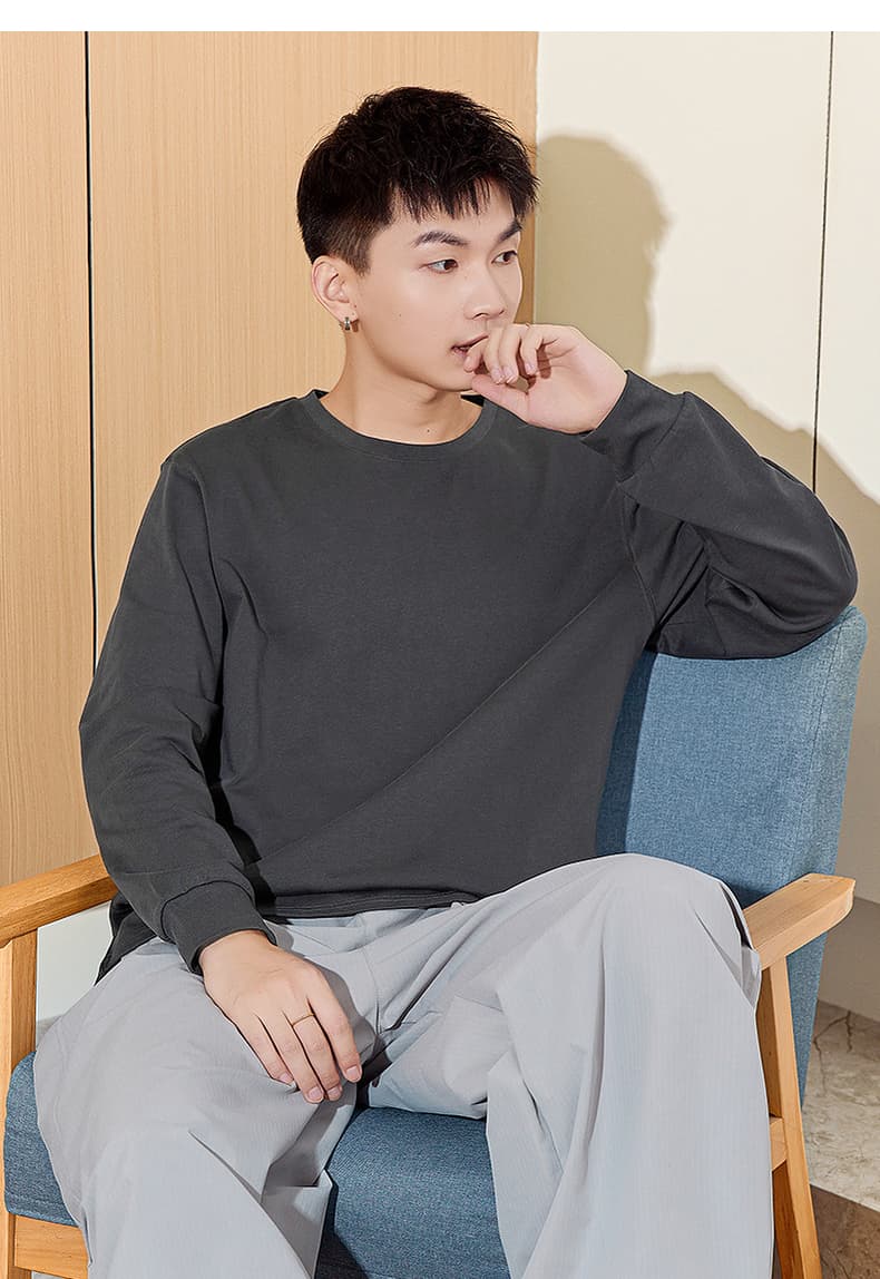 ロンT こだわり抜いた快適ベーシックロングＴシャツ