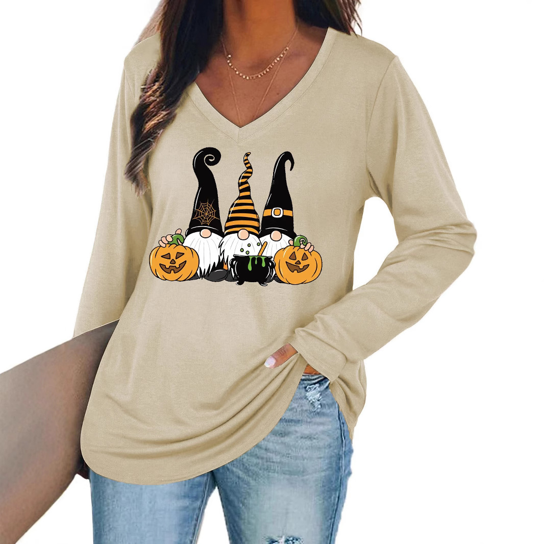 ロンT 秋の妖精と魔法の鍋 長袖シャツ