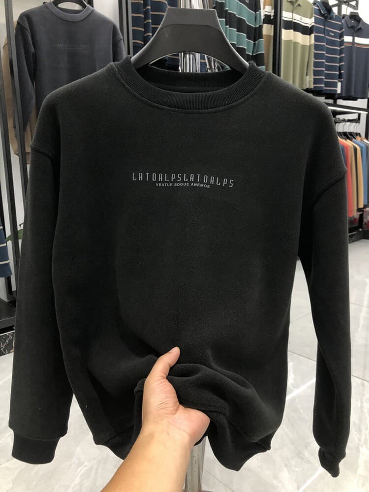 ロンT ふんわり起毛 リラックスプルオーバー