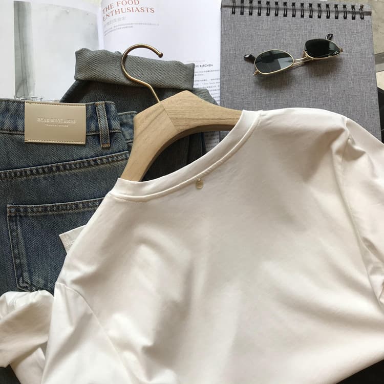 なめらかコットン 贅沢ゆる着ロンTシャツ
