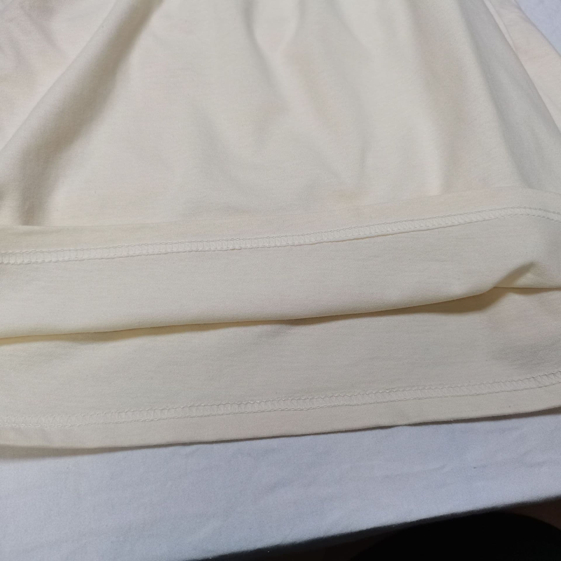 ロンT 配色切替クルーネックロングカットソー