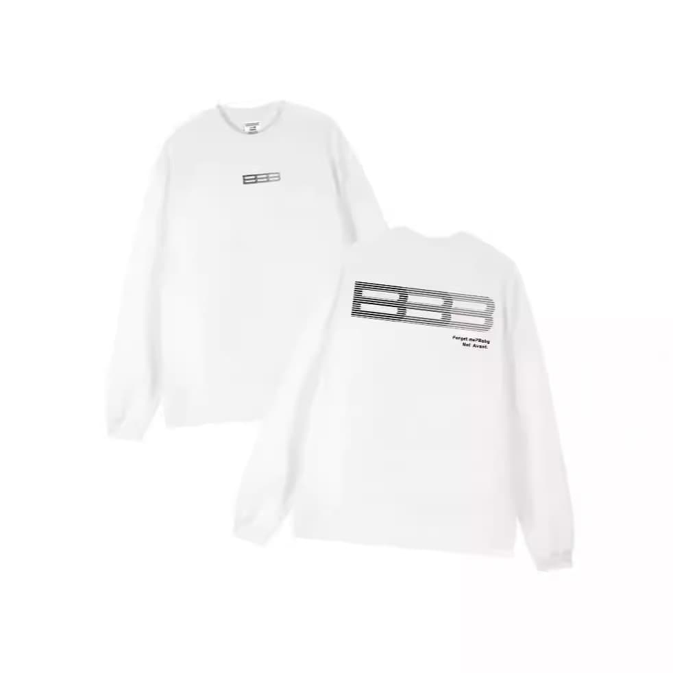 ロンT ミニマルライン長袖シャツ