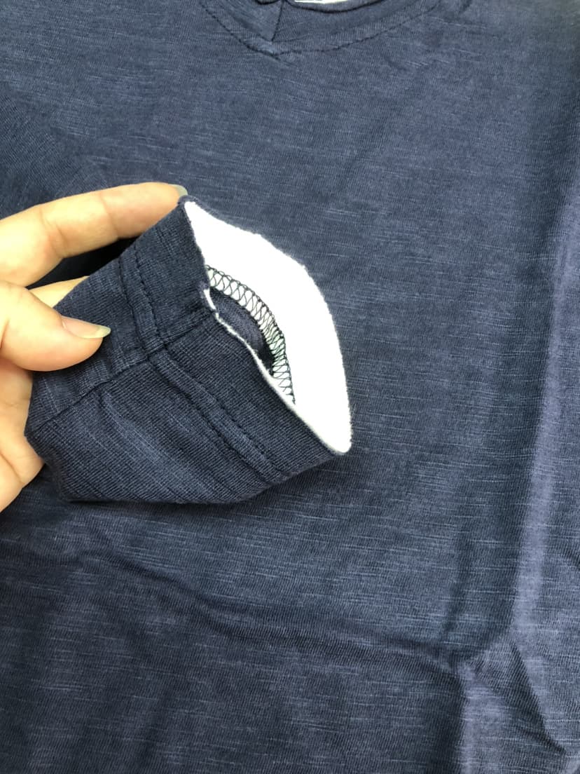ロンT 上質素材のゆるシルエット七分袖ロンT